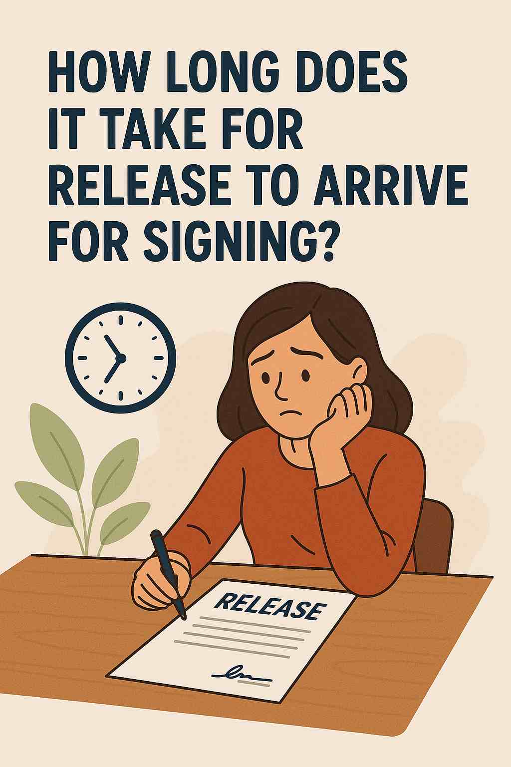 How Long Does It Take for the Release to Arrive for Signature?